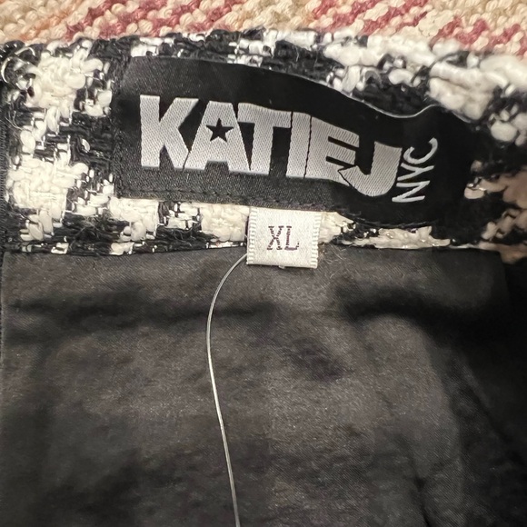 NWT KatieJ NYC Tween Kelly Houndstooth Skort - Picture 5 of 9